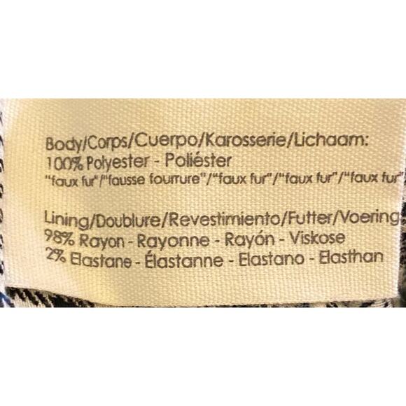 P.J. Salvage Jewel Night Fuzzy Sherpa Jacket 2 large pockets Women’s Siz… - Picture 5 of 6